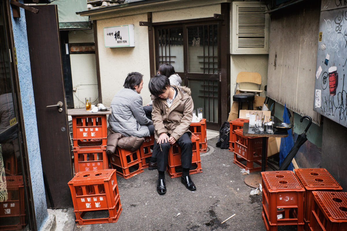 a Tokyo drunk on a Saturday morning after a Friday night out