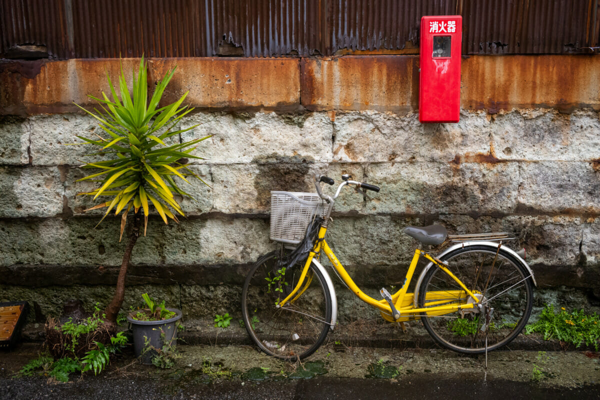 Tokyo urban colours in the rain