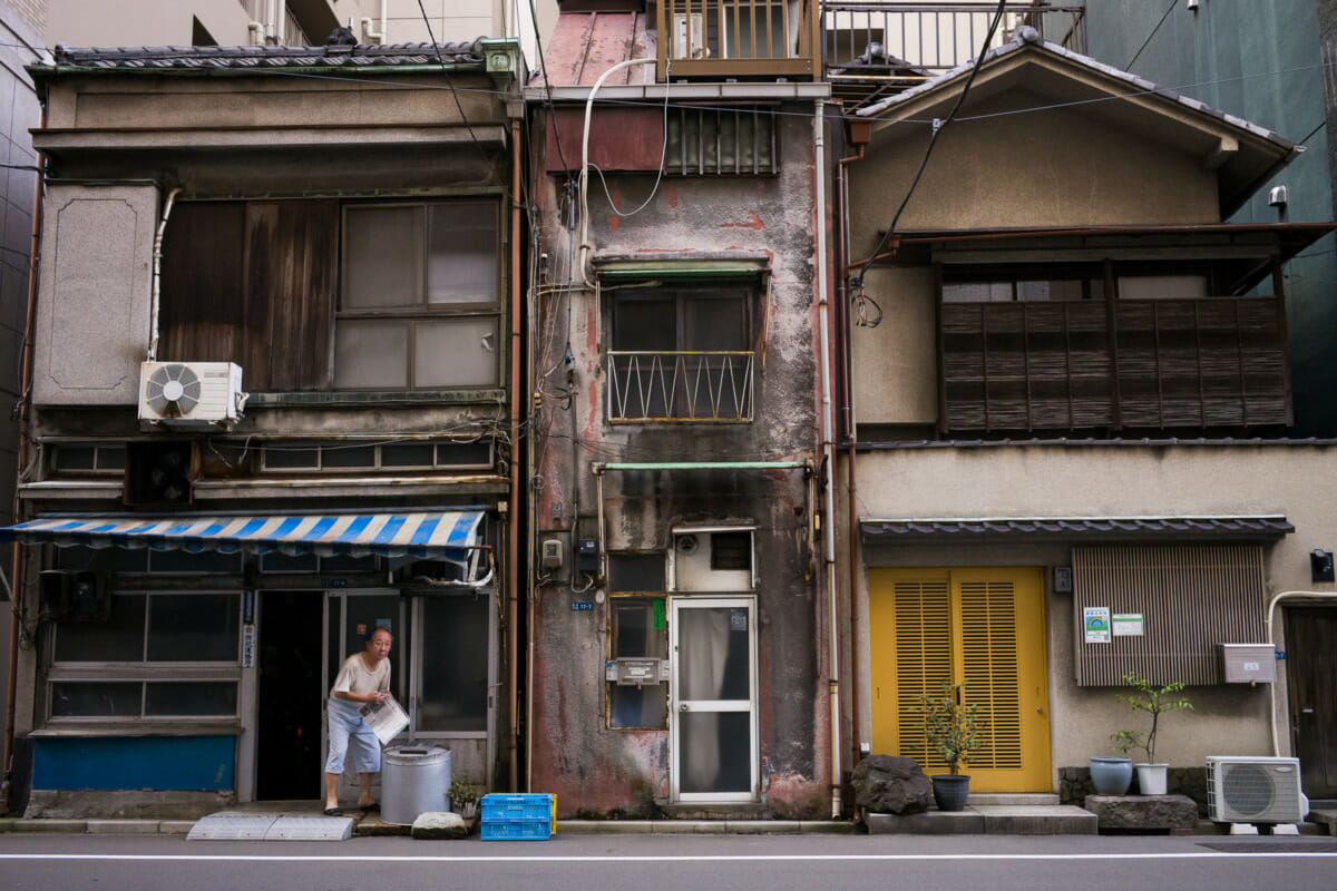 A unique little block of Tokyo buildings