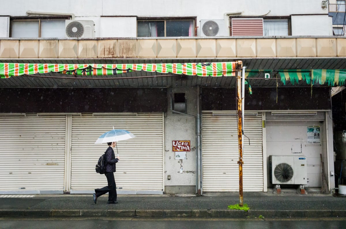 Yokohama in the rain