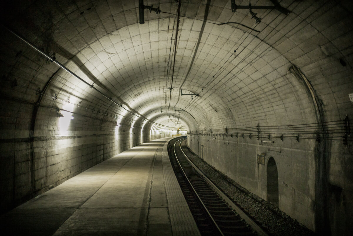 The concrete beauty of Yubiso train station