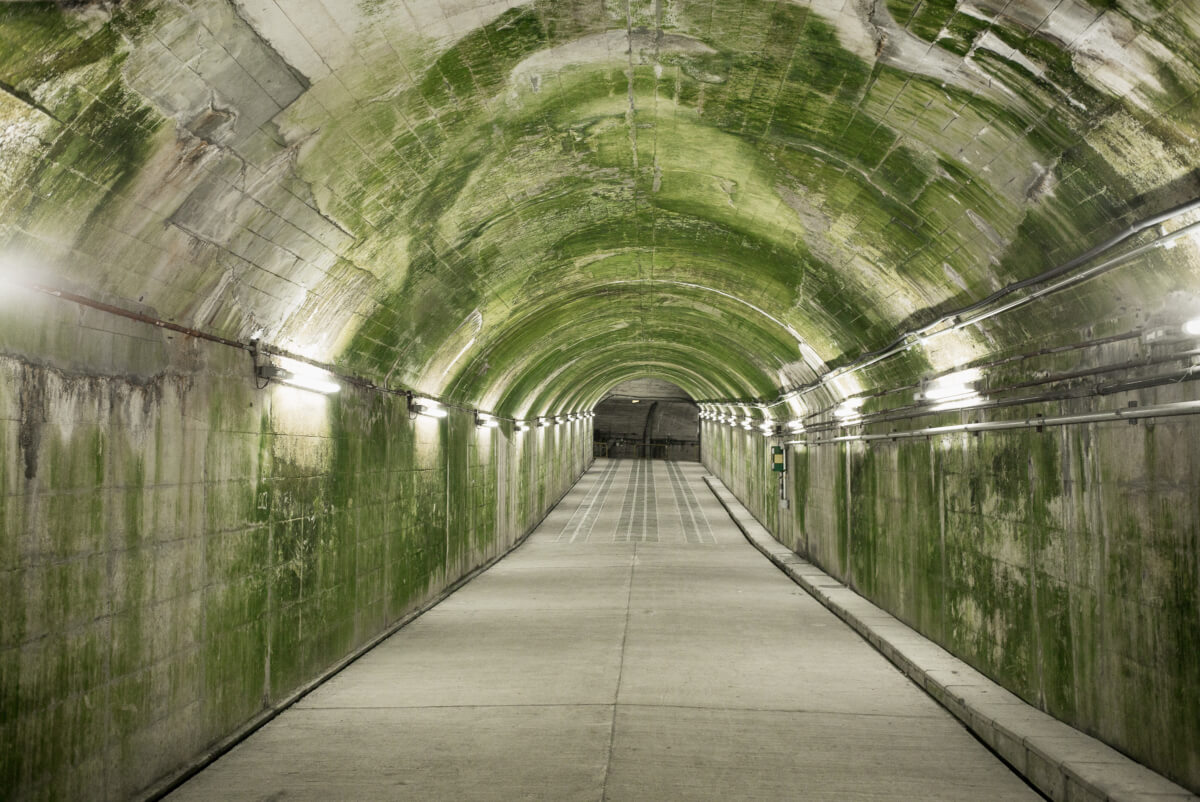 The concrete beauty of Yubiso train station